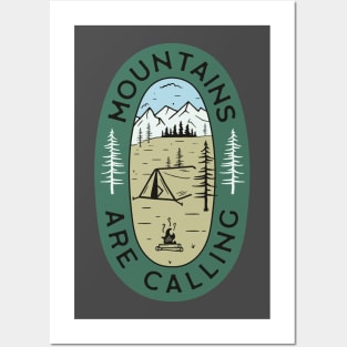 Mountains Are Calling Posters and Art